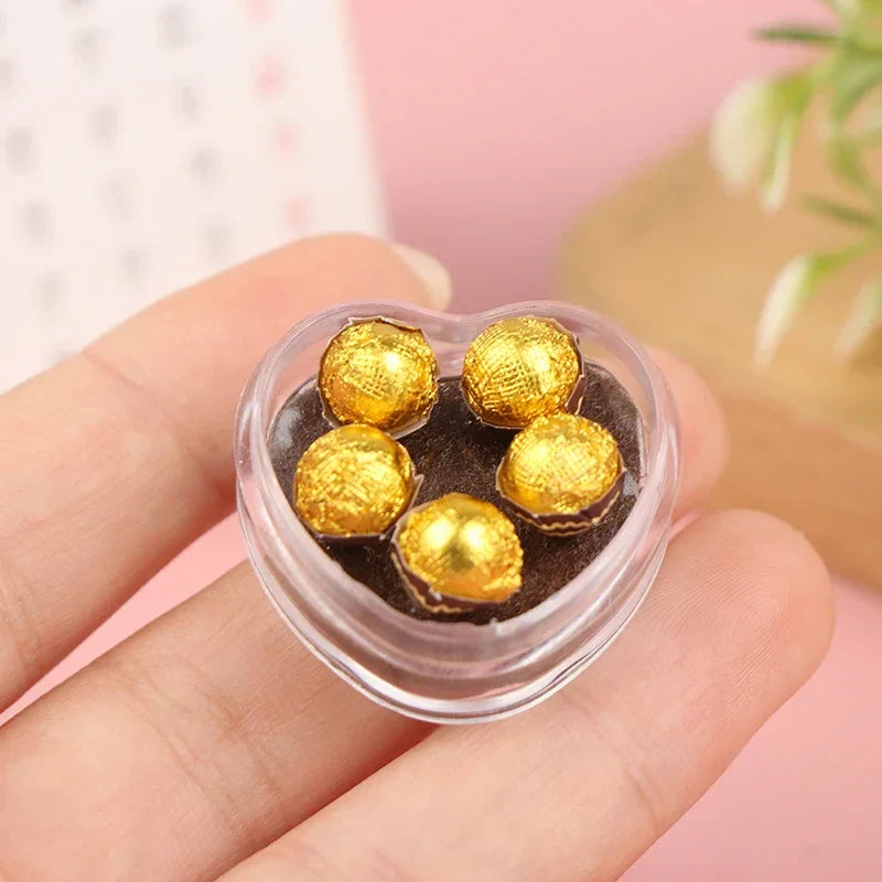 1:12 Dollhouse Miniature Chocolate Gift Box Resin Food Model