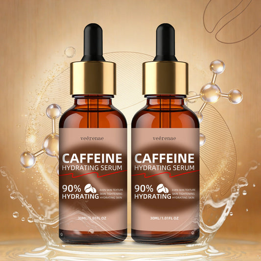 veérenae Caffeine Hydrating Serum 2-Pack | 24H Deep Moisture Caffeine Face Serum Oasis Select