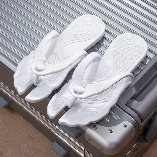 Foldable Travel Slippers – Portable Anti-Slip Hotel Flip Flops Travel Folding Slippers Peaceful Pleasures Health and Wellness