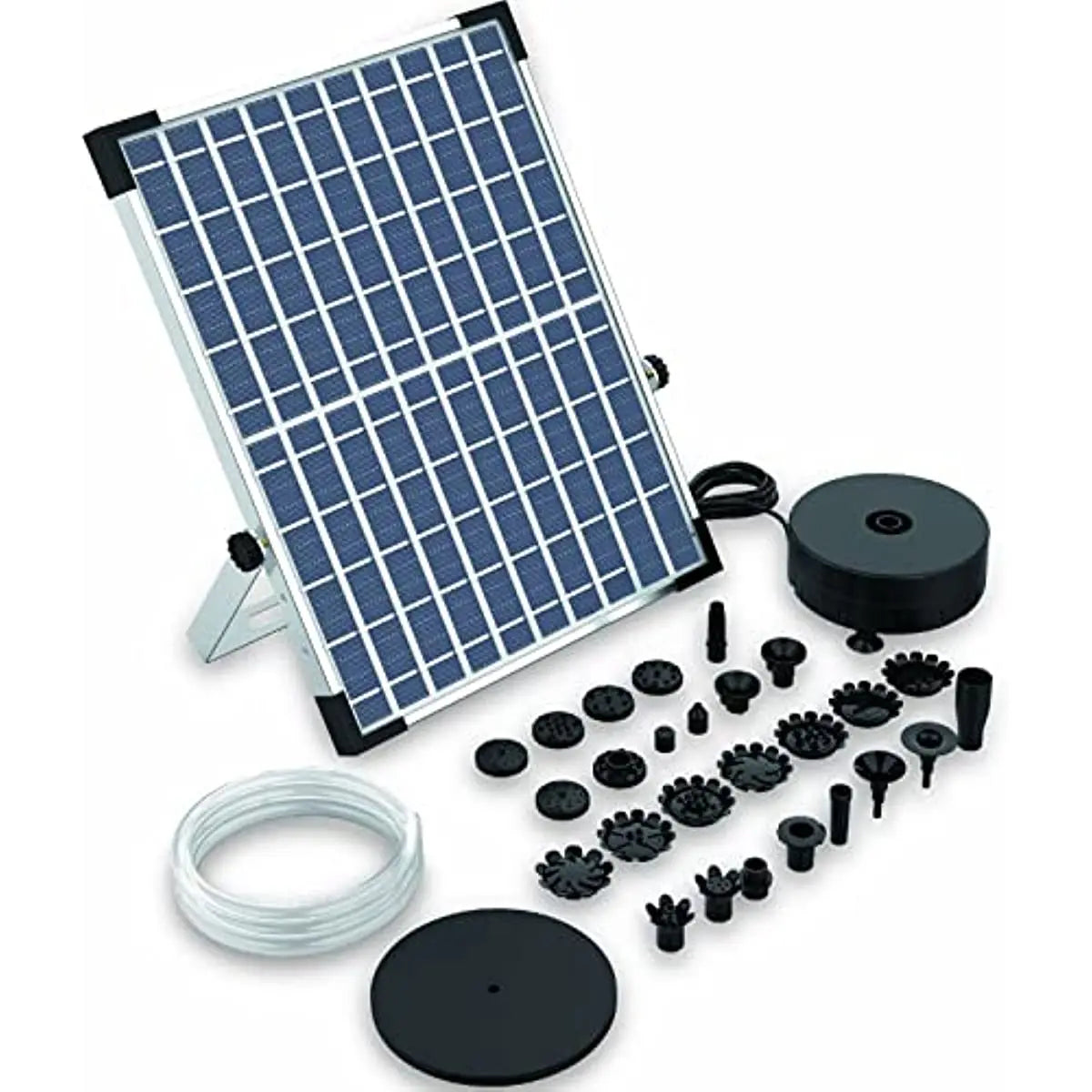 12W Solar Water Fountain Pump with 18 Nozzles – Garden & Pond