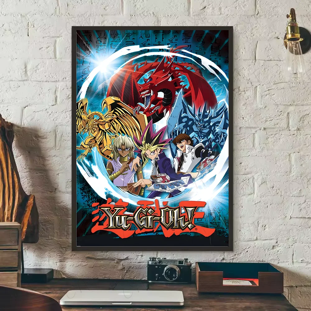 Yu-Gi-Oh! Classic Anime Poster HD Waterproof PVC Wall Art Anime Wall Poster Peaceful Pleasures Health and Wellness z1 15X20cmNoframe