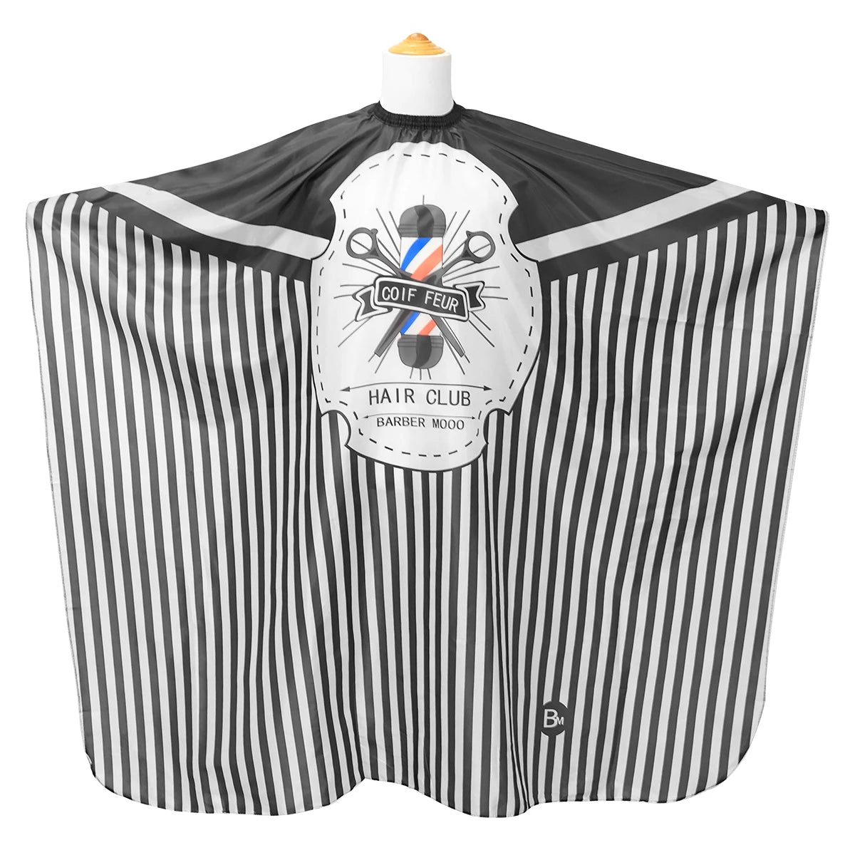 Barbertop Haircut Cloth Salon Waterproof Barber White Cape Hairdresser Apron Hair Cut Hairdress Gown Hairdressing Coat Peaceful Pleasures Health and Wellness A