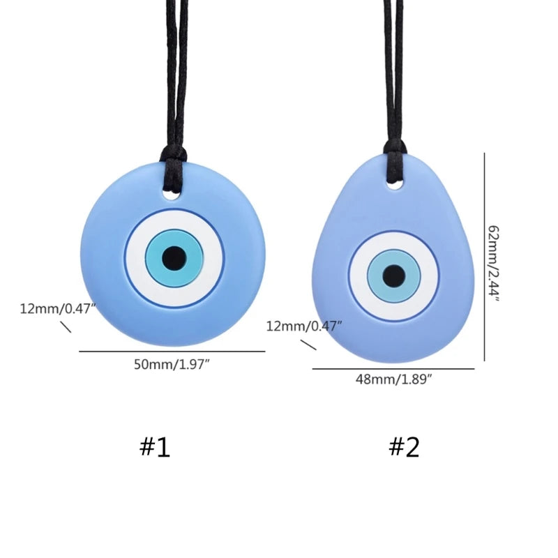 Silicone Sensory Chew Necklace Skull | Autism & Teething Relief