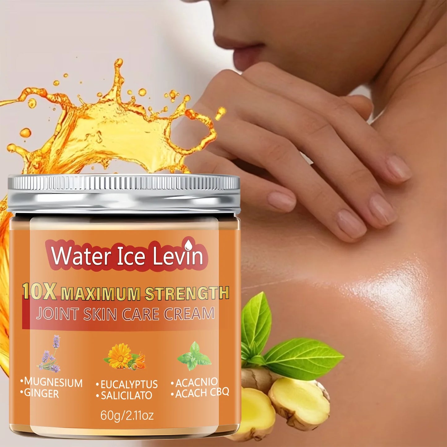 10X Ginger & Chamomile Firming Moisturizing Body Cream 60g
