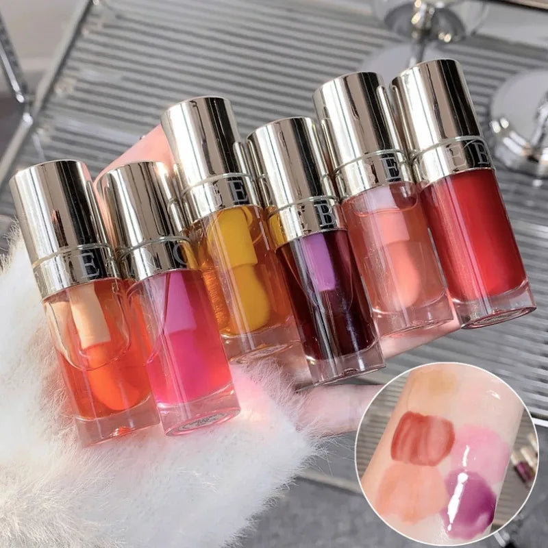 Strawberry Jelly Lip Oil Gloss – Glossy Tint & Hydrating Balm