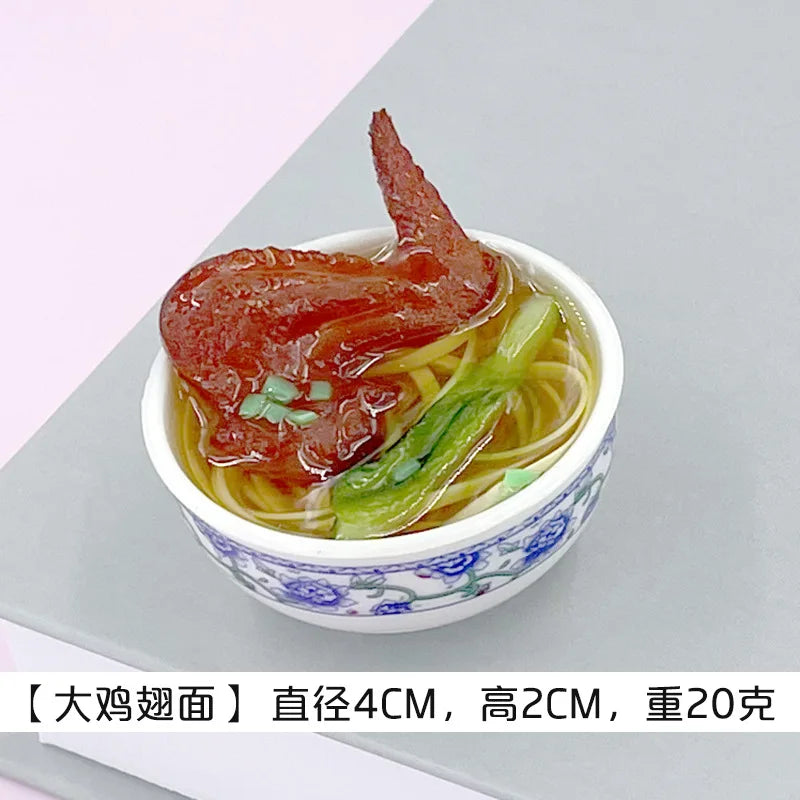 Miniature Chinese Desserts Dollhouse Bowl Food Mini Pretend Doll