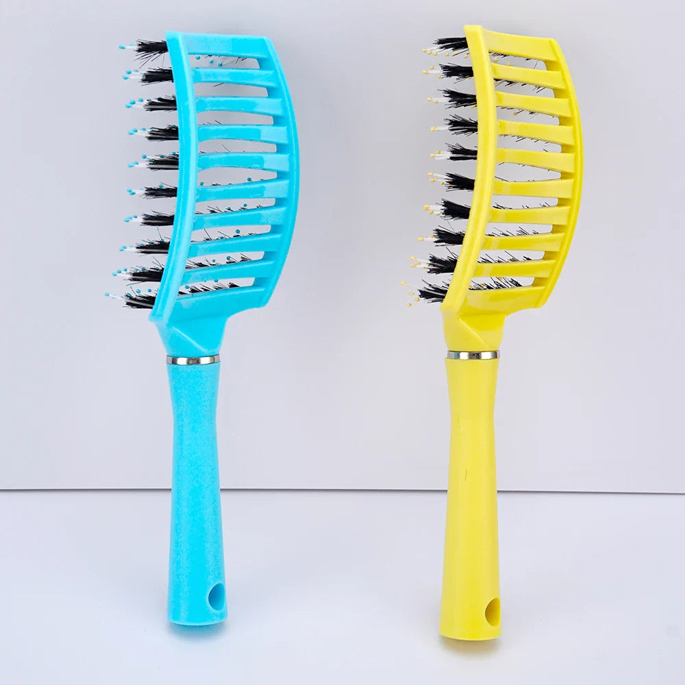 Vented Hair Styling Brush – Anti-Static, Ergonomic Blow-Dry Brush
