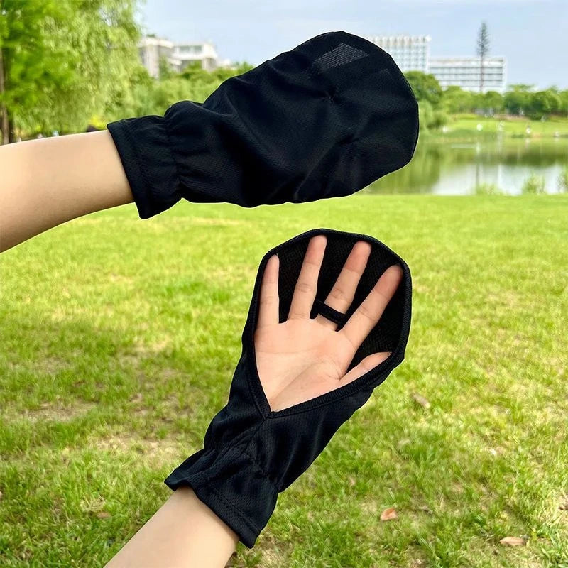 UV Sun Protection Gloves | Breathable Ice Silk, Anti-Slip Cycling