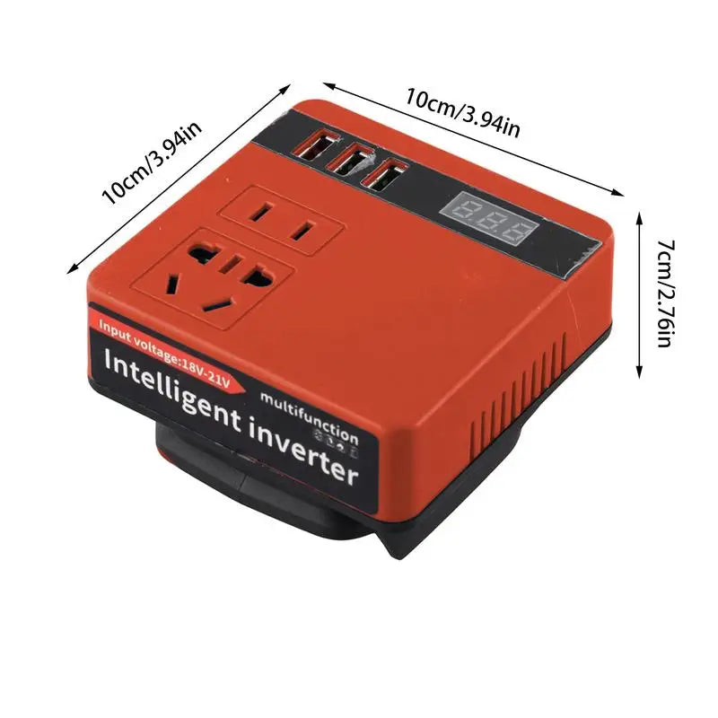 120W 300W Lithium Battery Power Inverter | Smart 110V–220V