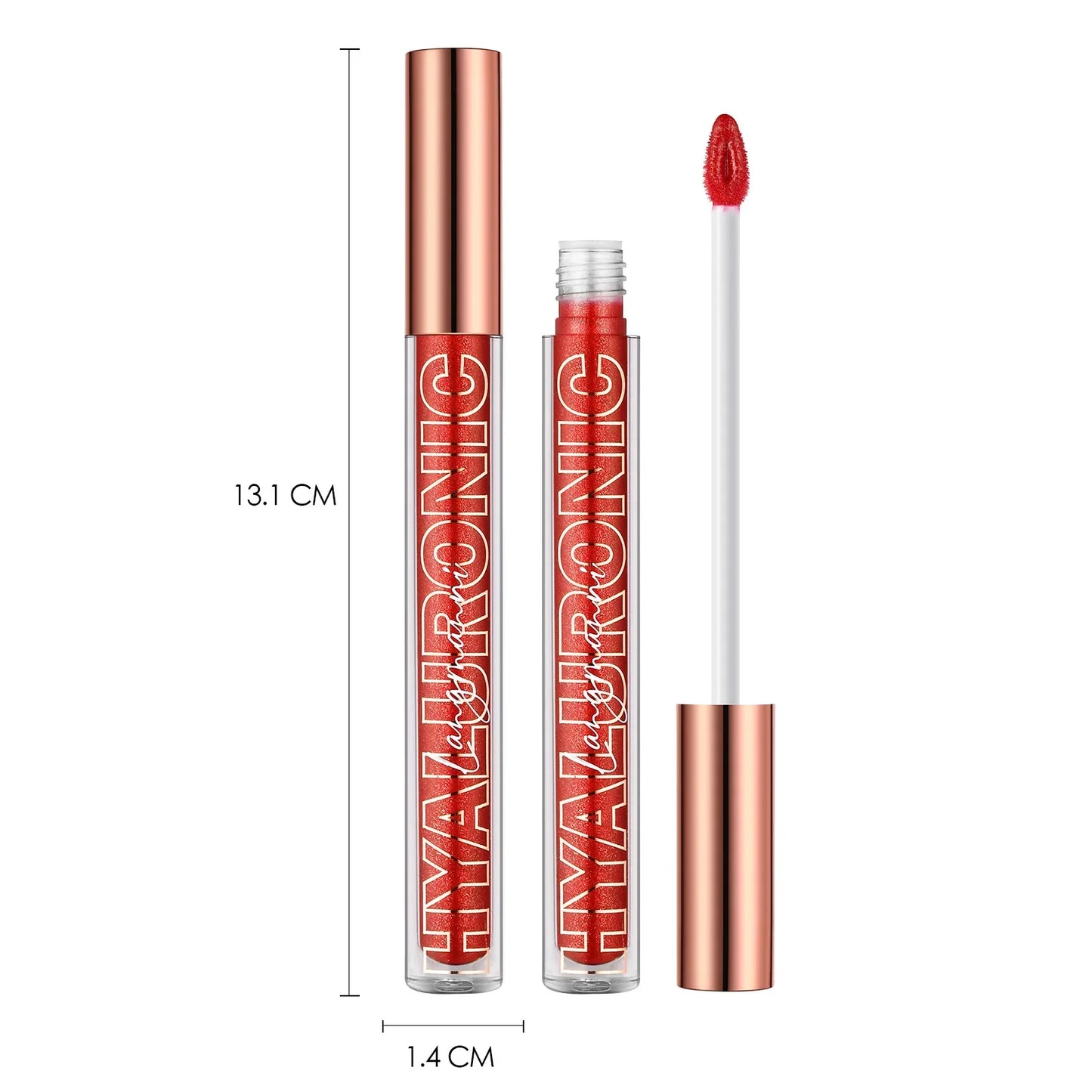 Hyaluronic Acid Glitter Lip Gloss – 8 Shades | Langmanni