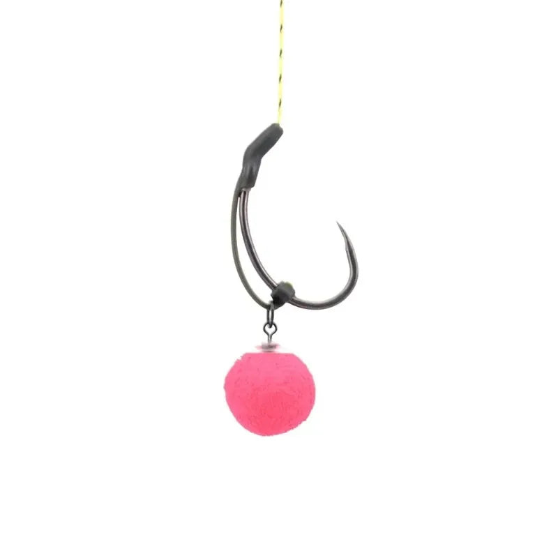 2026 HIRISI 20Pcs Anti-Tangle Carp Fishing Hook Sleeves, D-Rig Aligner for Pop Up Boilies, Practical Terminal Angling Tackle Peaceful Pleasures Health and Wellness