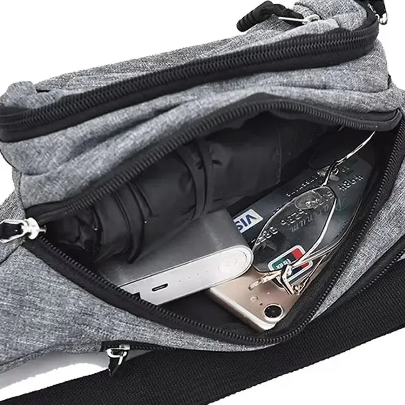Large Capacity Waterproof Waist Bag – Unisex Belt Pouch Waist Belt Bag Peaceful Pleasures Health and Wellness