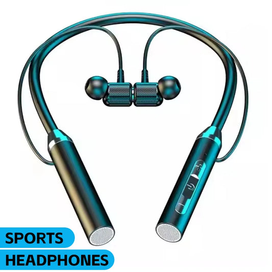 DIXSG Neckband Bluetooth Earbuds – Wireless Sport Headset with Mic Neckband Earbuds Peaceful Pleasures Health and Wellness