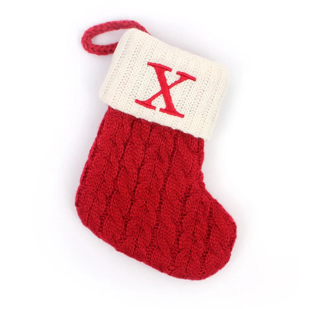 Christmas Stocking Knitted Sock – Festive Holiday Decor