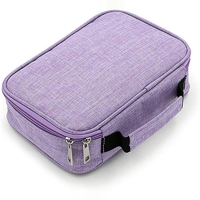 Pencil Case 72 Slots Multifunctional Large Capacity Pouch Zipper