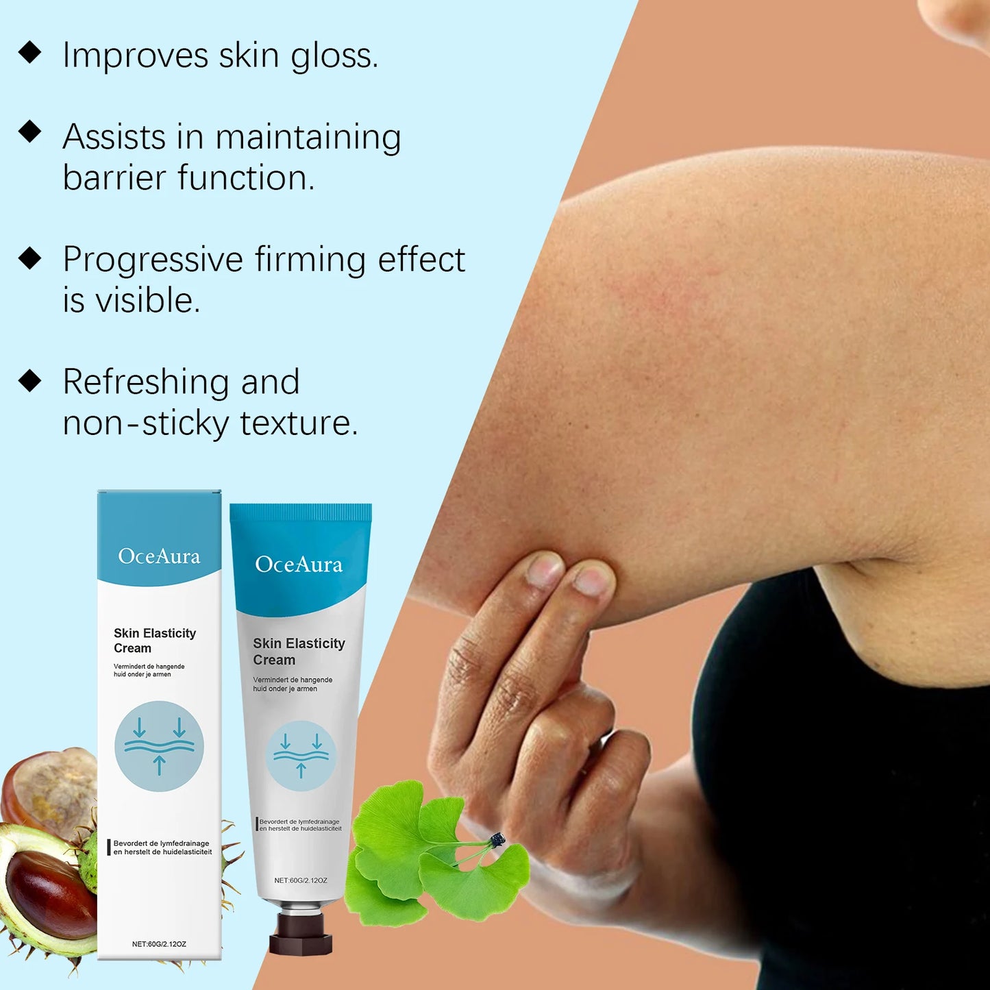 OceAura Firming Arm Cream – Tighten & Lift Sagging Skin 60g