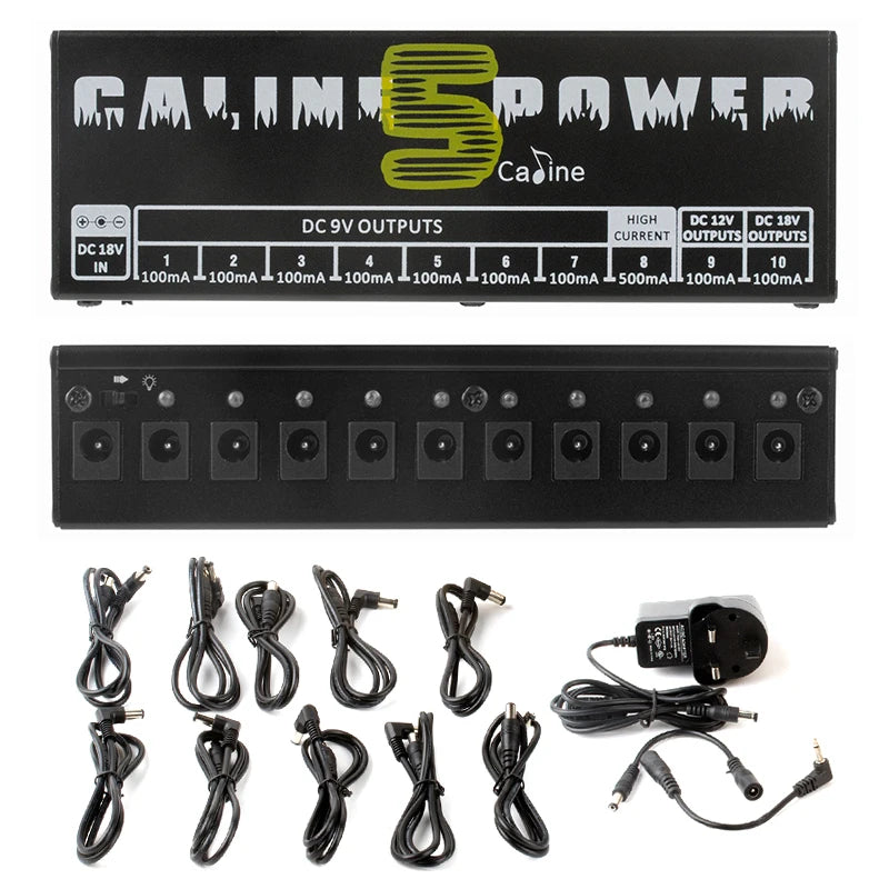 Caline CP-05 Guitar Effect Pedal Power Supply EU US AU UK Plug 10