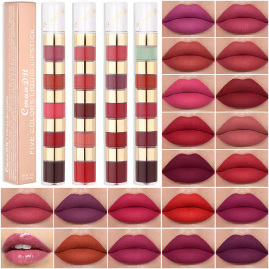 CMAADU Matte Lip Stain – Long-Lasting Waterproof Lip Gloss Matte Lip Stain Oasis Select