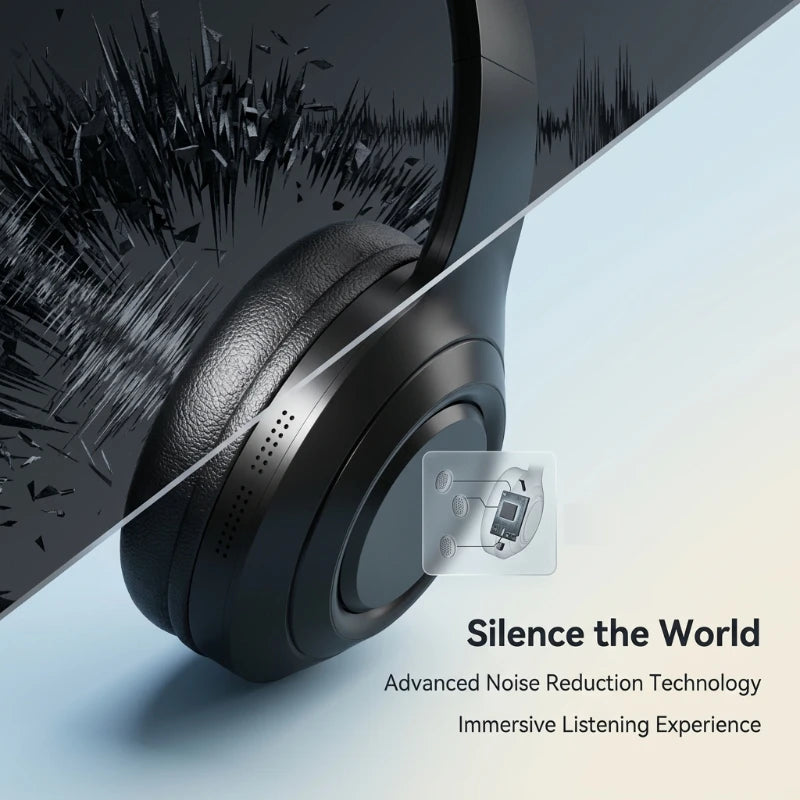 Bluetooth 5.3 Headsets Gaming Headphones Dual Mode Wireless Earphones Foldable Noise Reduction Music Headsets For iPhone Xiaomi Peaceful Pleasures Health and Wellness