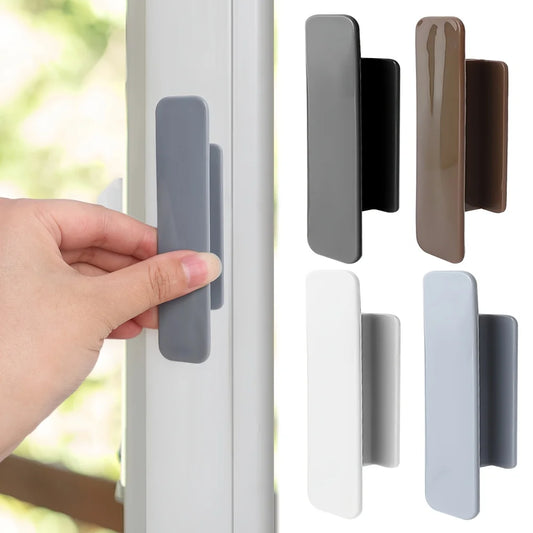 Two Self-adhesive Door Handles No Need Punching Multifunctional Peaceful Pleasures Health and Wellness