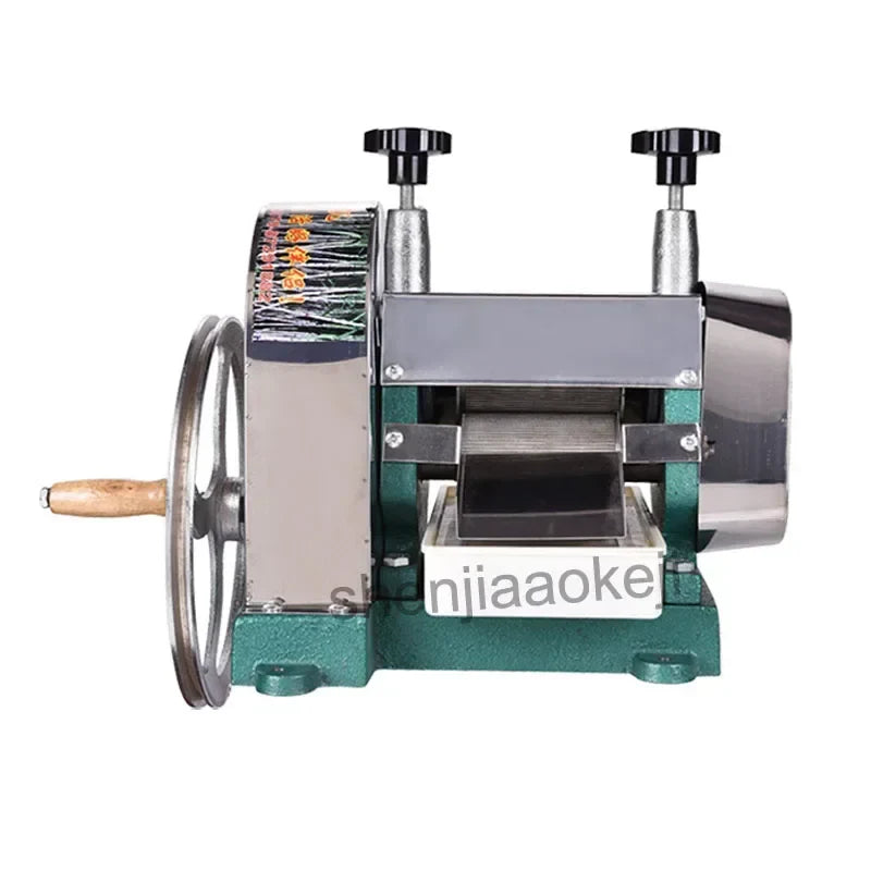 Manual Sugar Cane Juicer – Stainless Steel Hand Crank 50kg/H
