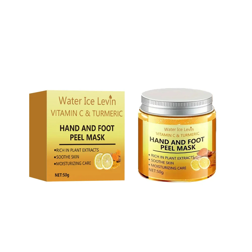 Vitamin C & Turmeric Hand Wax Mask – Brighten & Smooth Skin
