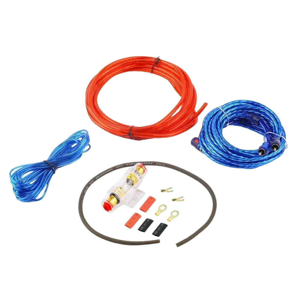 1500W Car Amplifier Wiring Kit 8GA with RCA & 60A Fuse Peaceful Pleasures Health and Wellness set spain