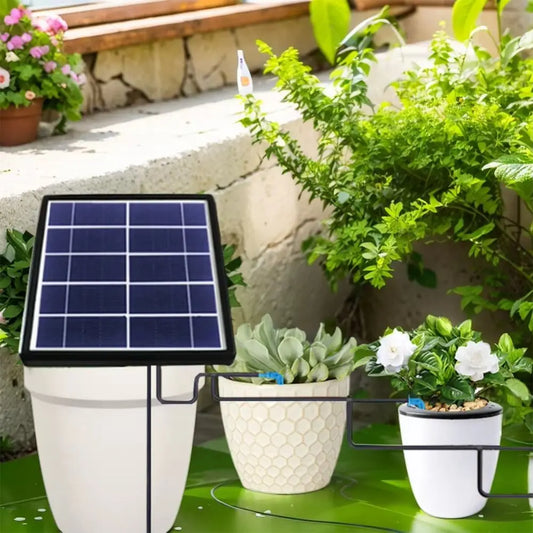 Solar Auto Drip Irrigation Timer & Pump Controller System Drip Irrigation Kit Oasis Select