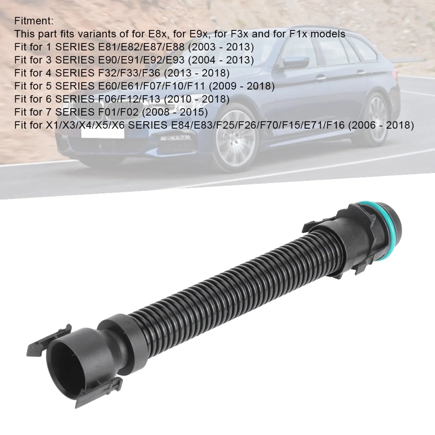 Turbo Air Filter Pipe Hose 13717803842 Fit 1 3 4 5 6 7 X1 X3 X4 X5 X6