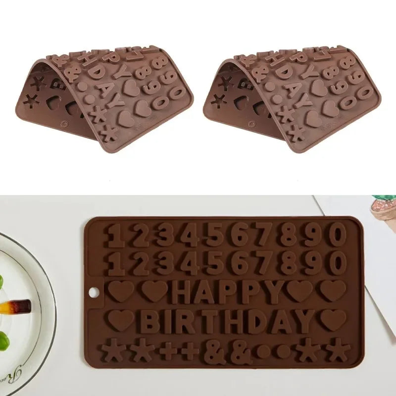 Alphabet Silicone Mold – Candy, Chocolate & Cake Letters