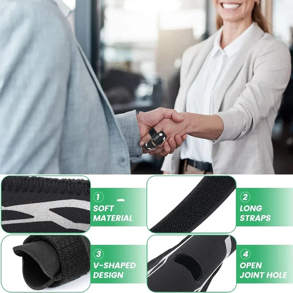 1PCS Finger Sleeves Protectors,Finger Buddy Bands Adjustable Trigger Finger Brace Splint Support for Sport Basketball Baseball Peaceful Pleasures Health and Wellness