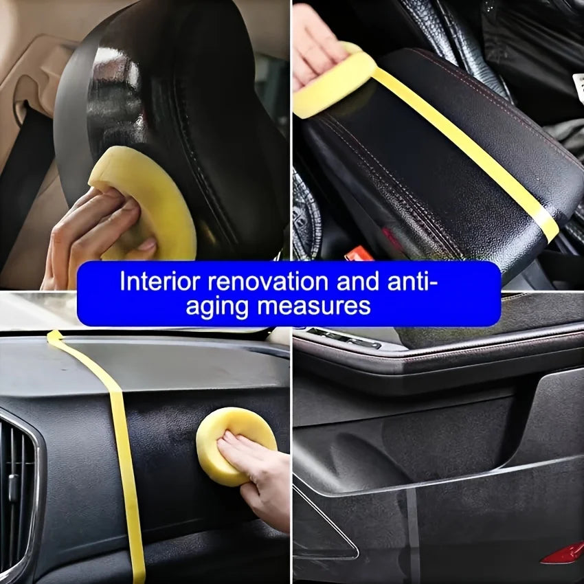 Car Dashboard Plastic Restorer & Wax Coating – Interior Renewal