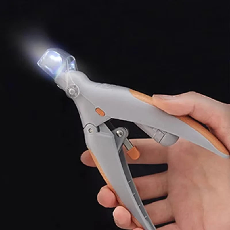 LED Pet Nail Clippers 5x Magnification – Cats & Dogs Trimmer