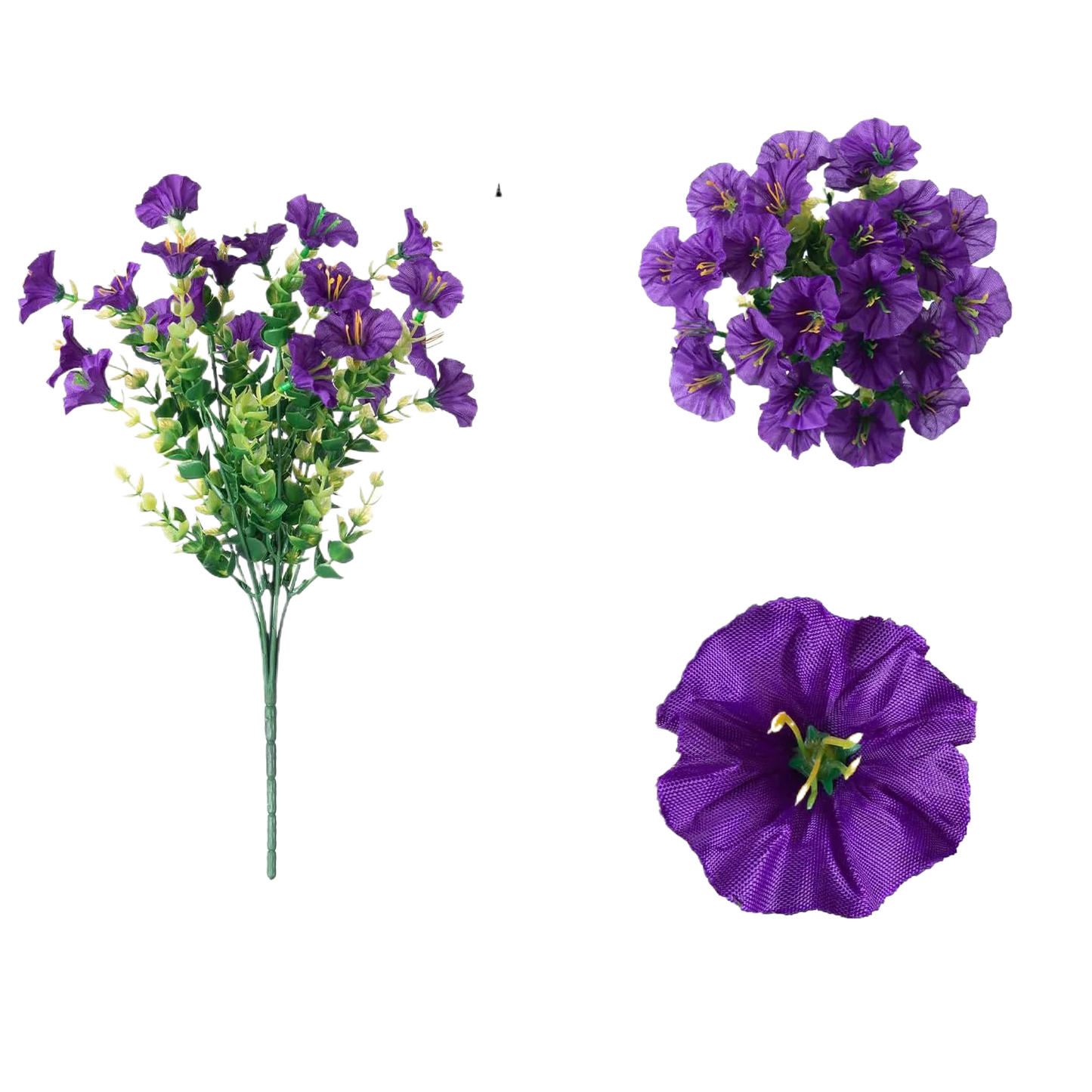 UV Resistant Artificial Silk Flowers for Outdoor Garden & Decor