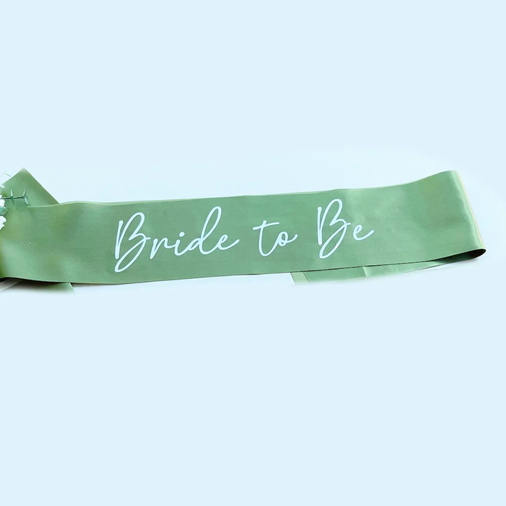 Bride To Be & Team Bride Sash – Bachelorette Party Favors