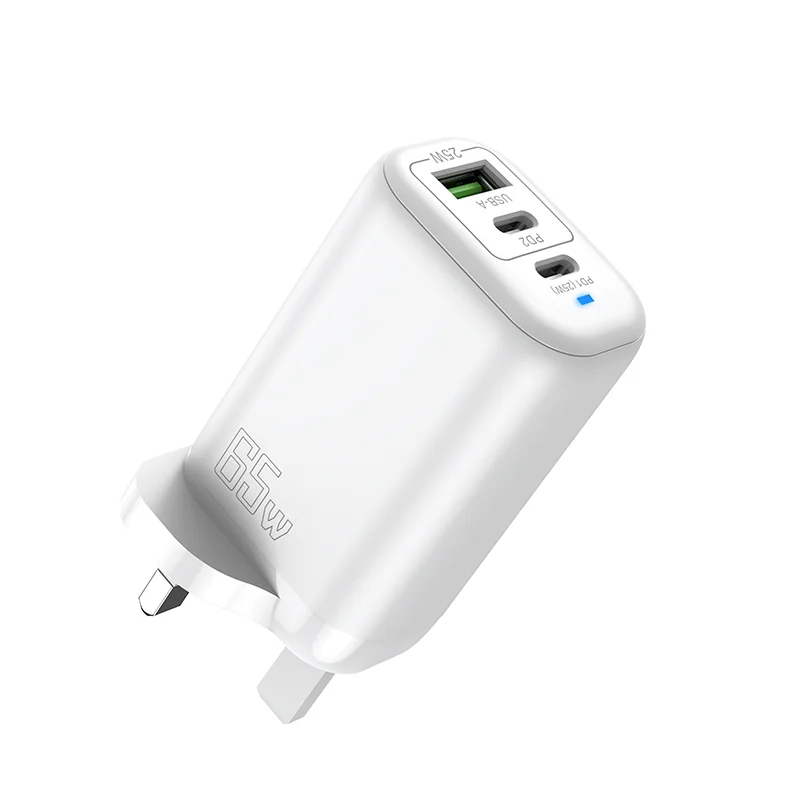 65W USB-C Fast Charger PD | EU US UK Plug – iPhone & Samsung