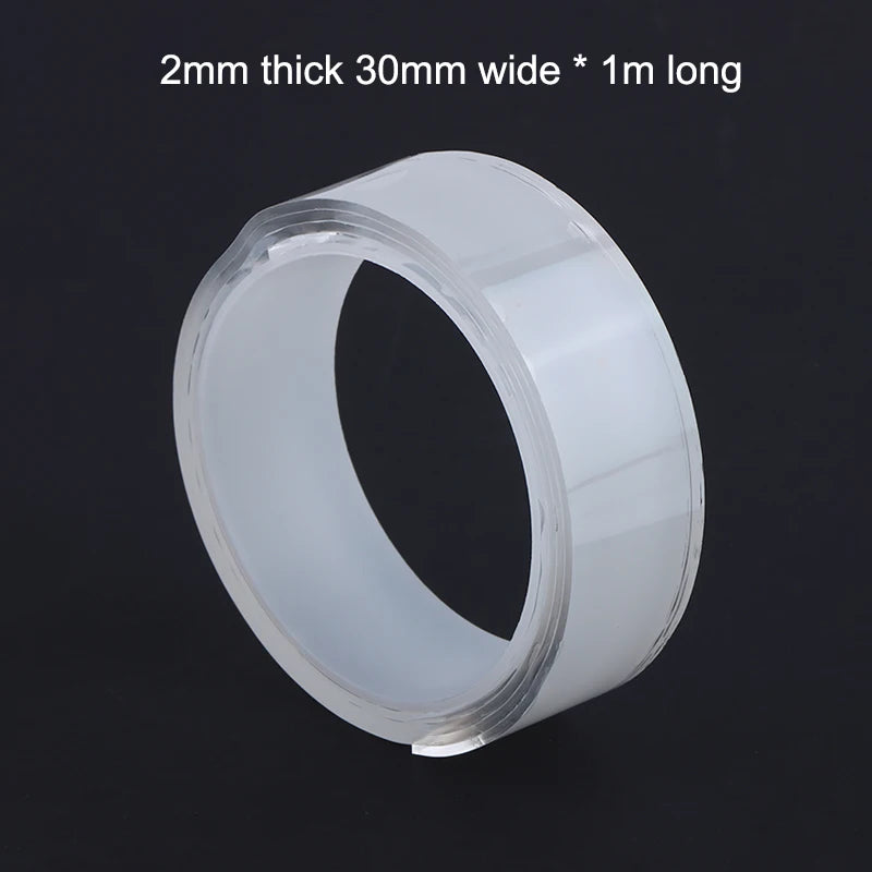 Kitchen Bathroom Nano Tape Super Strong Double Sided Tape Extra Strong Adhesive Non-slip Tape Waterproof Transparent Tape Peaceful Pleasures Health and Wellness B4