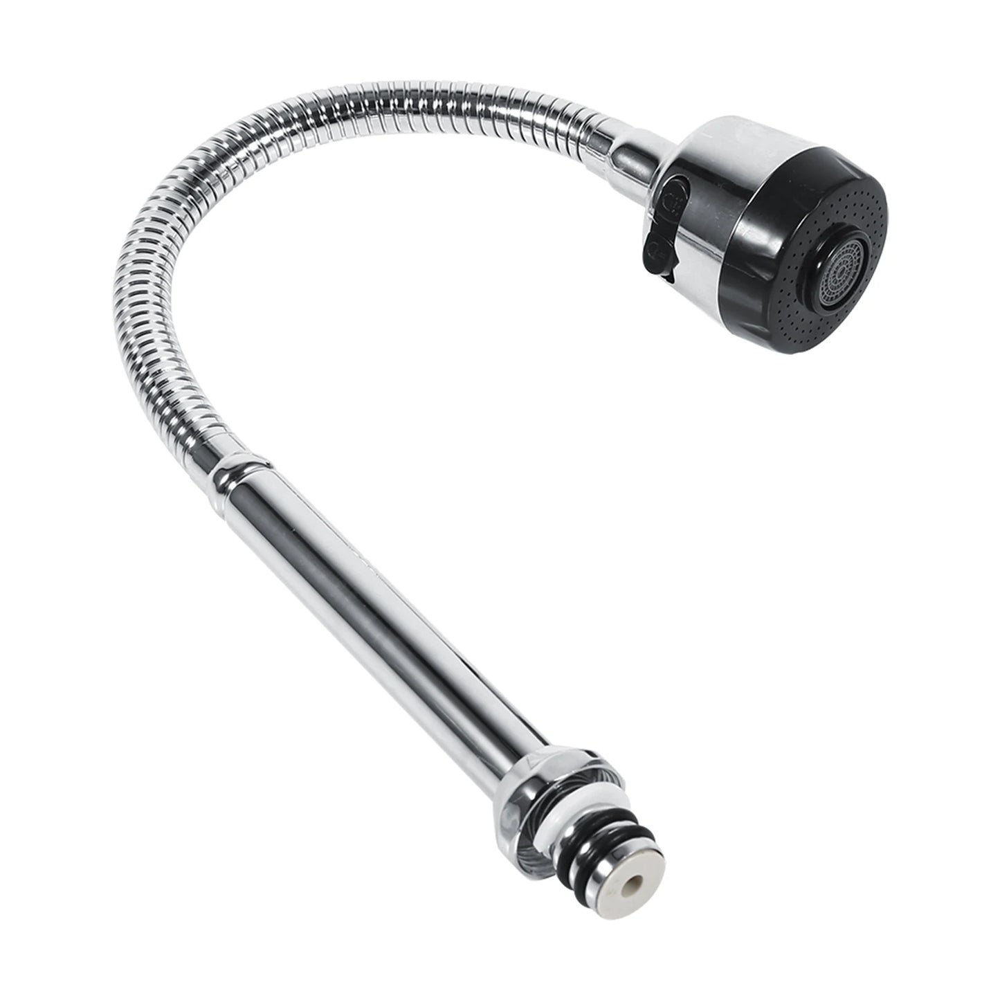 304 Stainless Steel Swivel Spout Kitchen Sink Faucet Pipe Fittings