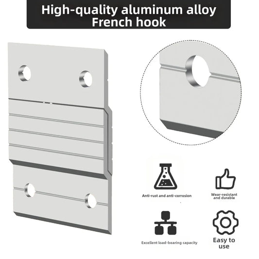 French Z Cleat Hangers 80lbs Capacity Easy Wallmounting Wall Mounting Peaceful Pleasures Health and Wellness 12 inch