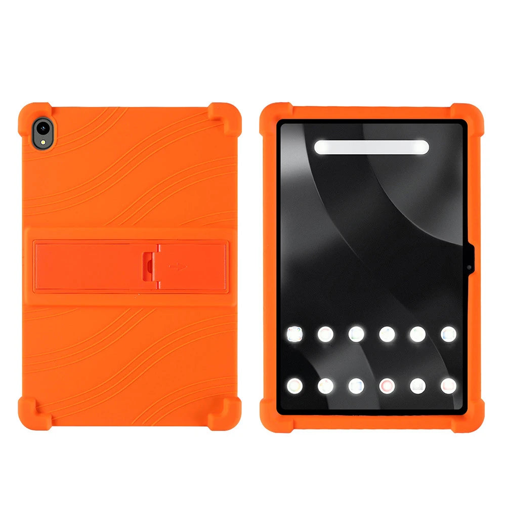 For Onn 12.1 Tablet Pro 2024 Model Case Shockproof Cover 12.1 Inch Soft All-Inclusive Drop-Proof Protective Case Peaceful Pleasures Health and Wellness Orange