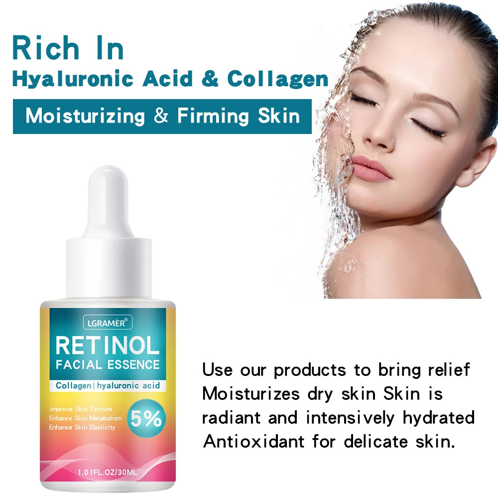 Retinol & Hyaluronic Acid Serum – Face Lift & Firming Face Serum Peaceful Pleasures Health and Wellness
