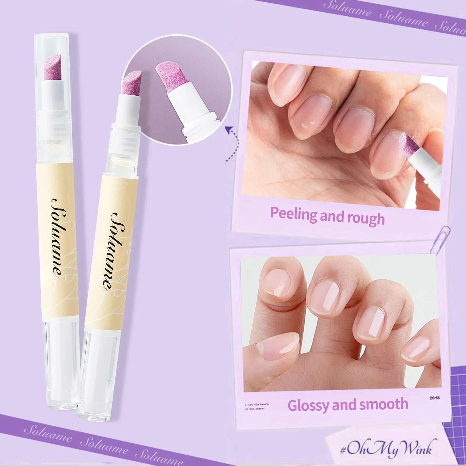 Cuticle Oil Pusher Pen for Nail Health & Care Peaceful Pleasures Health and Wellness
