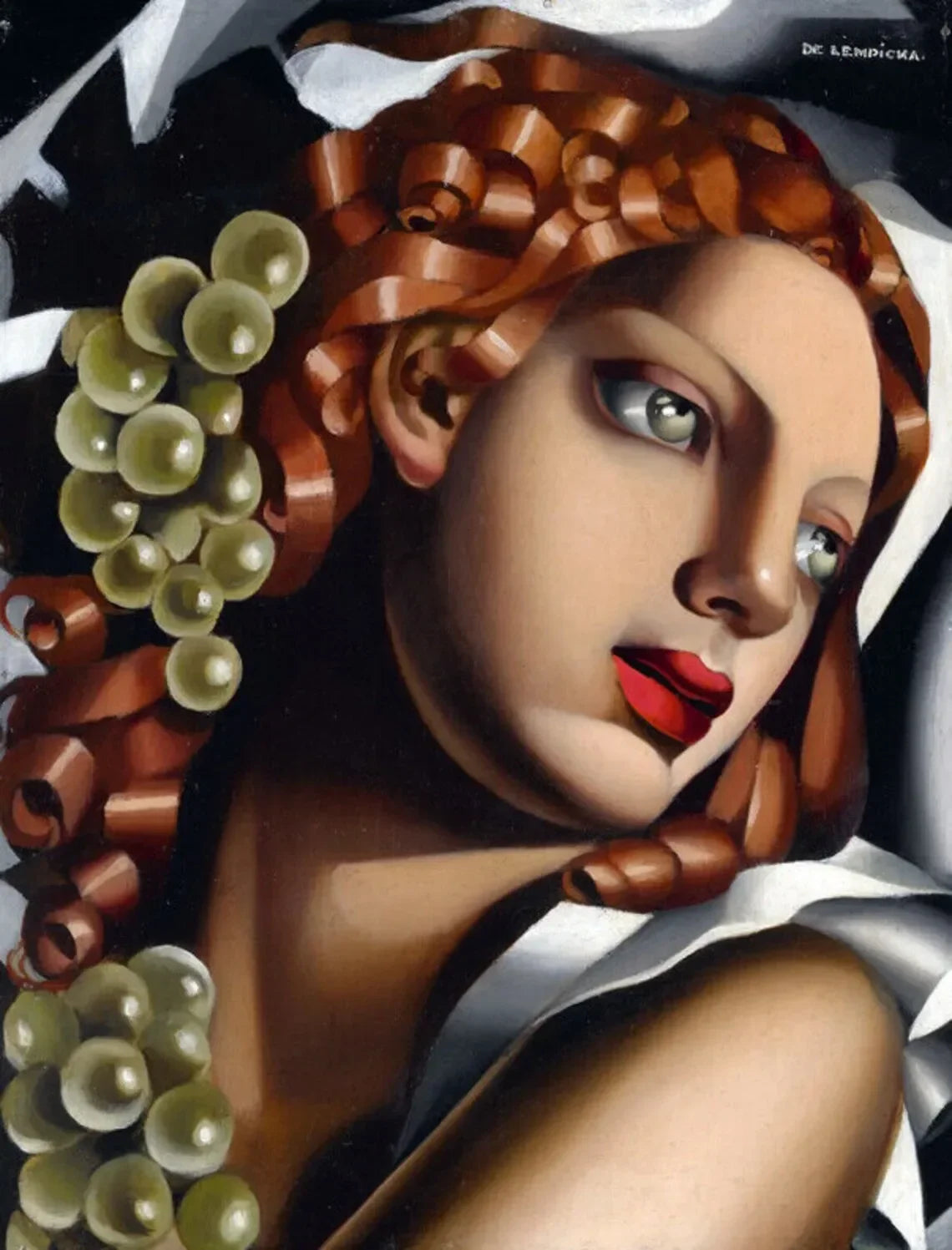 Tamara De Lempicka Posters Abstract Woman Art Canvas Painting and Prints Pictures for Nordic Living Room Aesthetic Decor Cuad Peaceful Pleasures Health and Wellness C 40x50cm