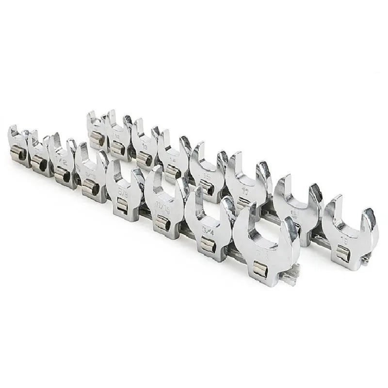 8-Piece 3/8" Drive Crowfoot Wrench Set – Metric & SAE