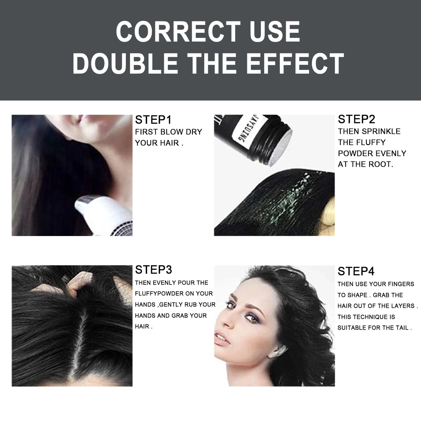 Jaysuing Hair Volumizing Texturizing Powder – Matte Finish