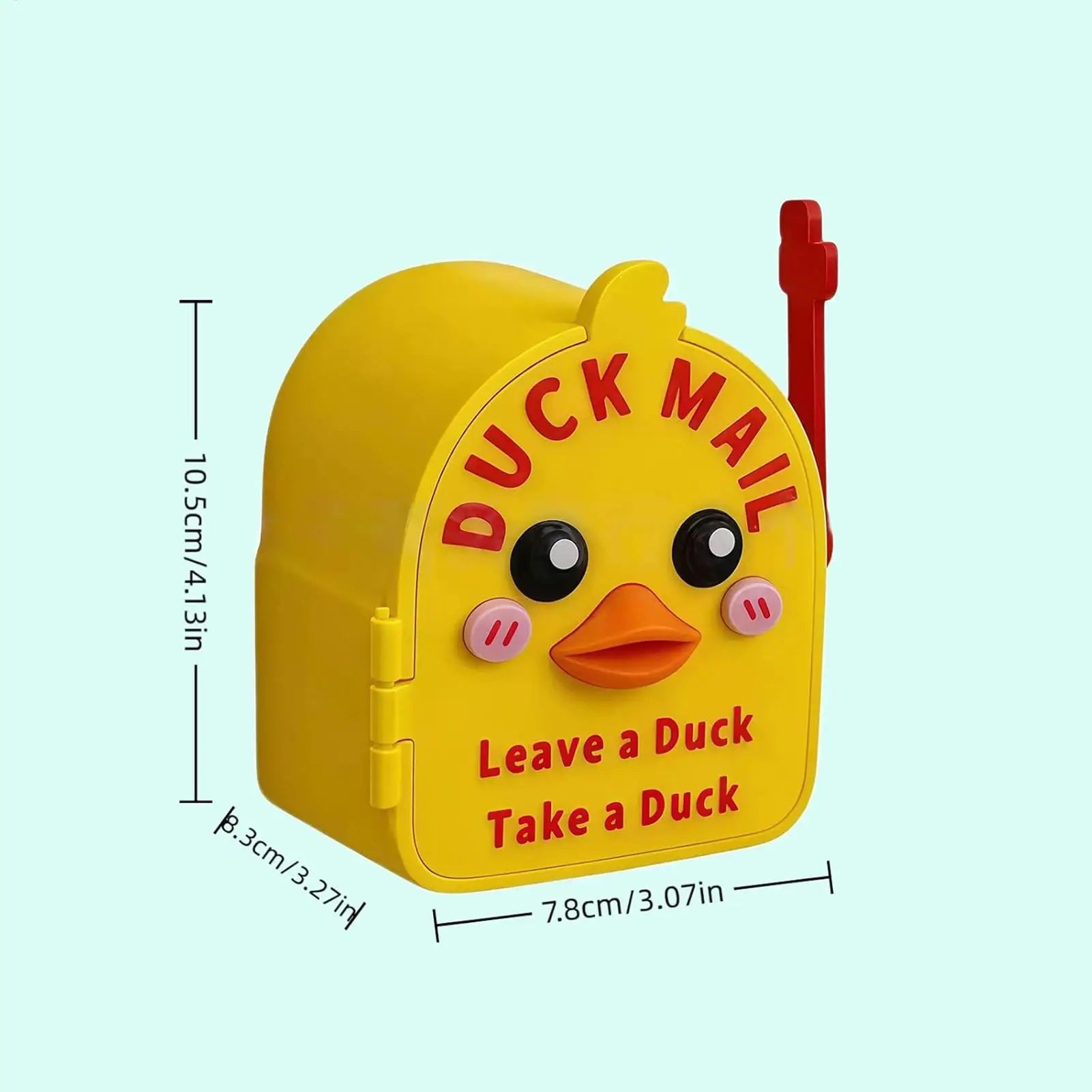 Magnetic Duck Mailbox for Cruise Door 3D Printed Magnetic Mailbox with 2 Ducks Cruise Ship Door Decorations for Family Sailor Peaceful Pleasures Health and Wellness