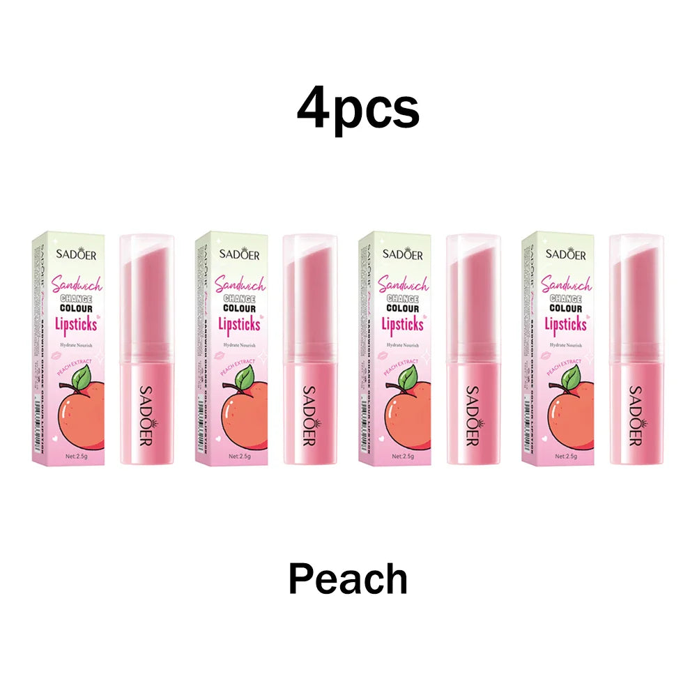 Honey Peach Color-Changing Moisturizing Lip Balm 2.5g