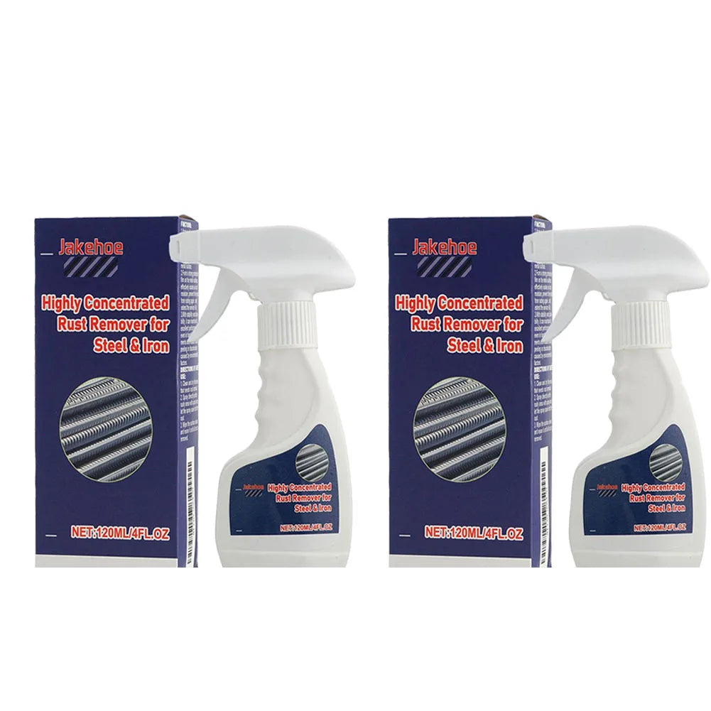 2pcs Rust Remover For Stainless Steel Rust Remover Dissolver Fast Rust Removal Powerful Metal Rust Remover Car Maintenance Peaceful Pleasures Health and Wellness 2pcs