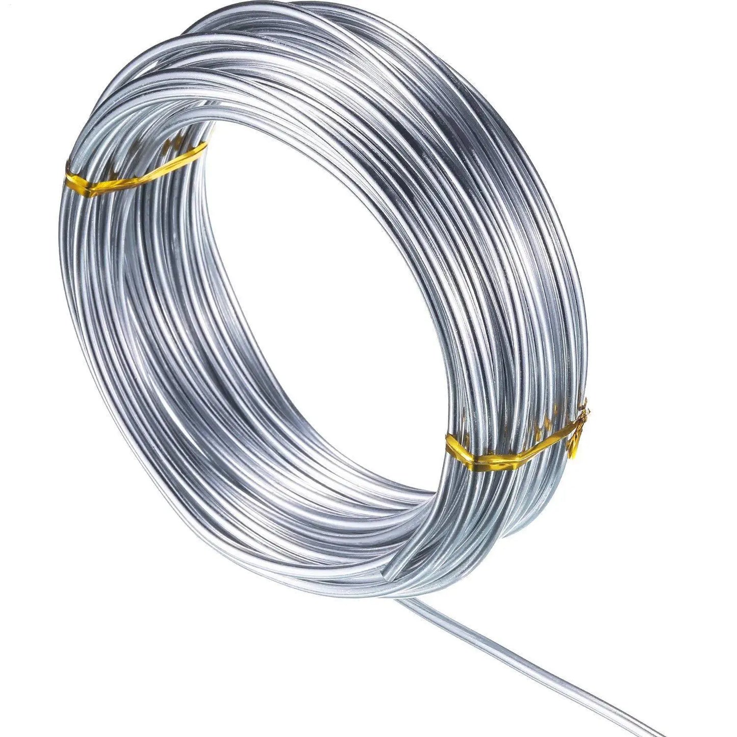 10M Silver Aluminum Craft Wire – 1mm 1.5mm 2mm DIY Jewelry Wire