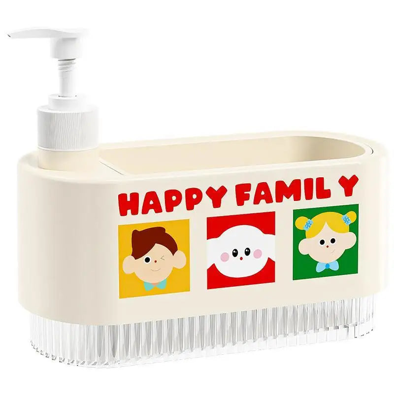 2-in-1 Dish Soap Dispenser with Sponge Holder | Kitchen Sink